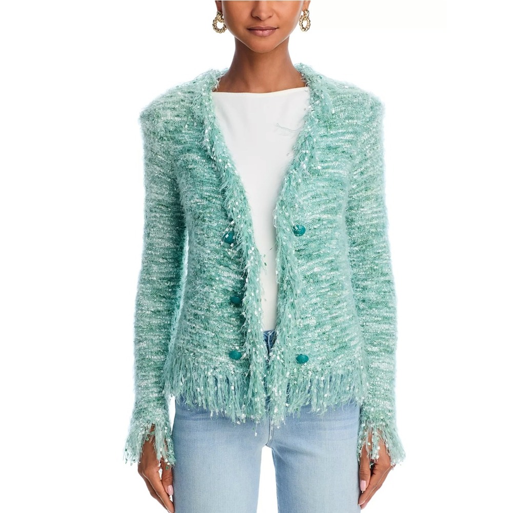 L'AGENCE Azure Cardigan Blazer‎ – Teal – Size XS / 2